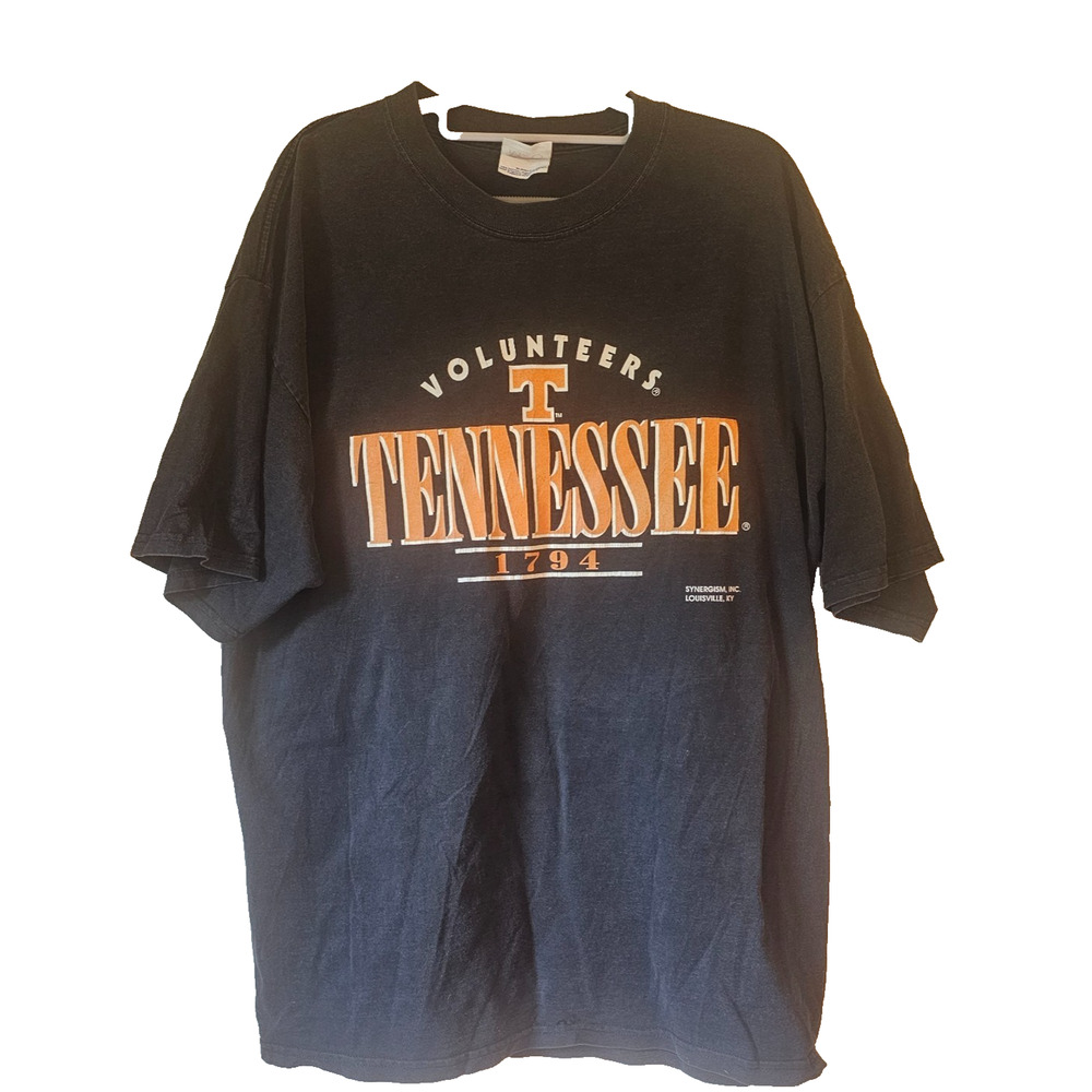 Tennessee Volunteers T Shirt Gray Graphic Logo NCAA College Football Mens XL